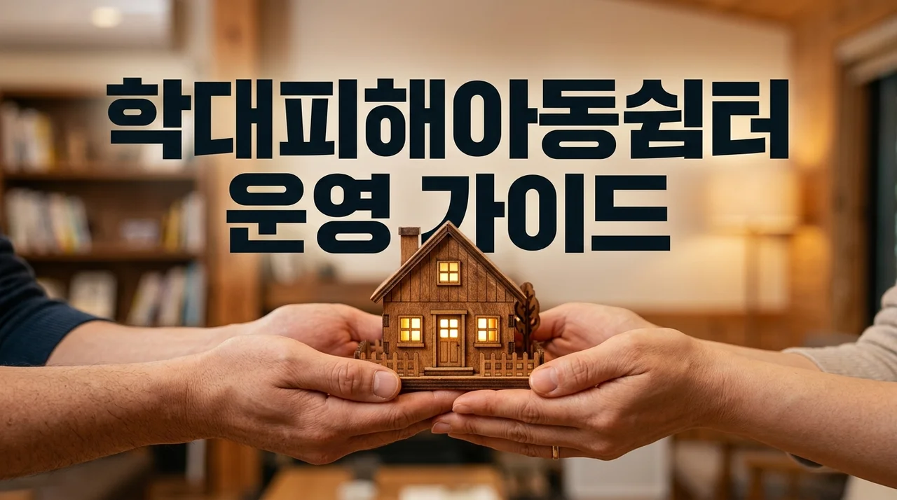 학대피해아동쉼터 운영 가이드: 설치 기준부터 지원 정책까지 총정리