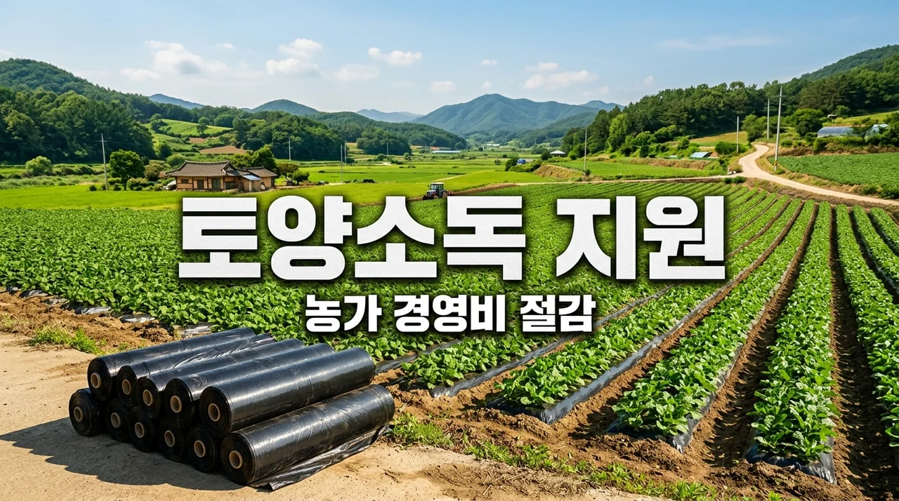 태양열 토양소독용 비닐 지원사업 2026년 신청 방법 완벽 정리