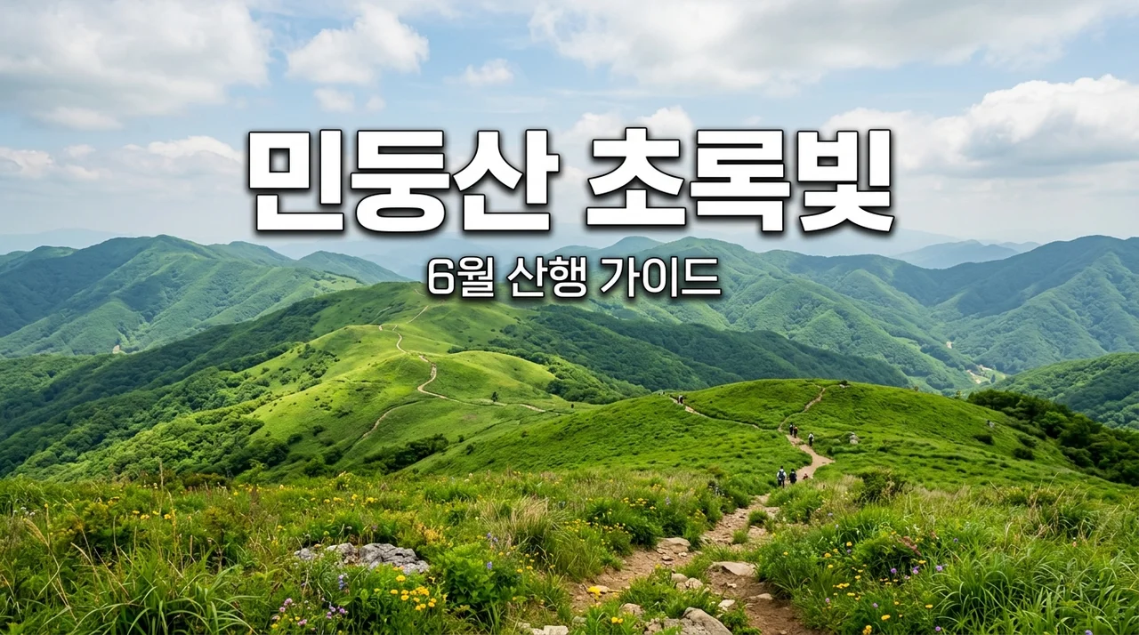 민둥산 6월 등산 가이드: 한국의 스위스를 만나는 초록빛 힐링