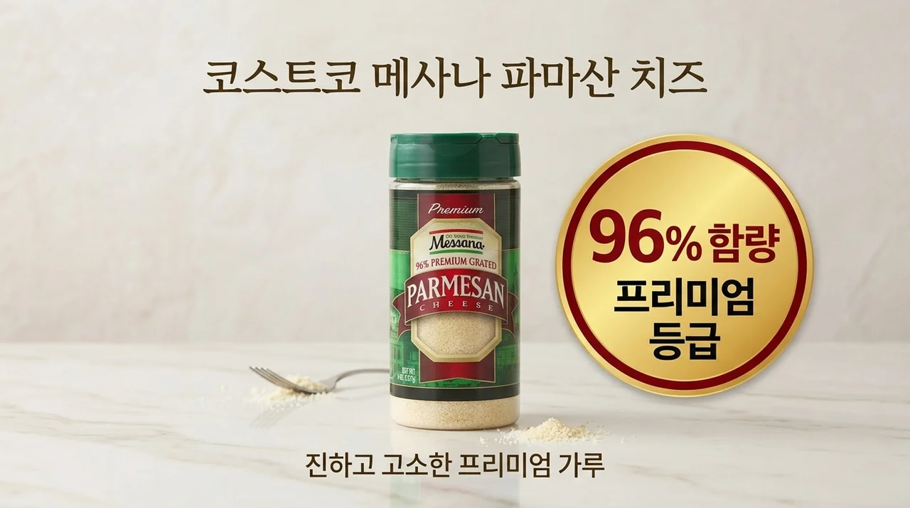 코스트코 메사나 파마산 치즈, 96% 함량의 품격