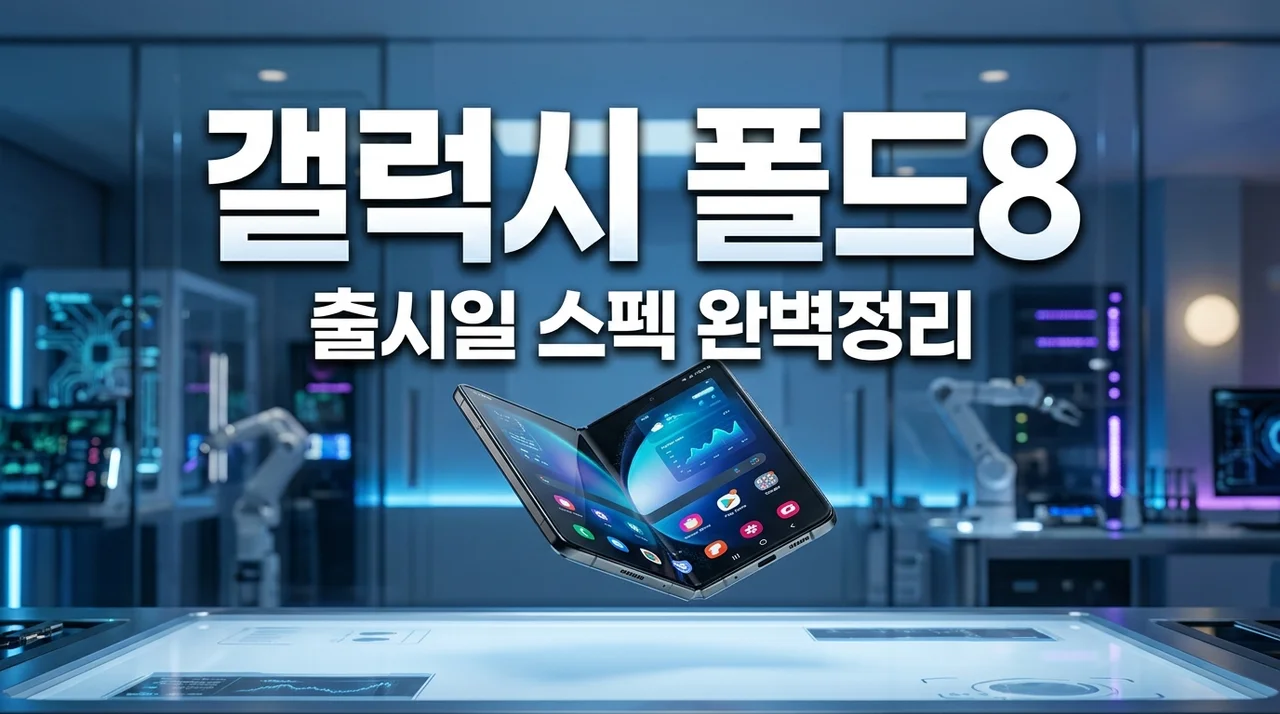 갤럭시 폴드8 출시일 스펙 가격 루머 총정리: 더 얇고 강력해진 폴더블